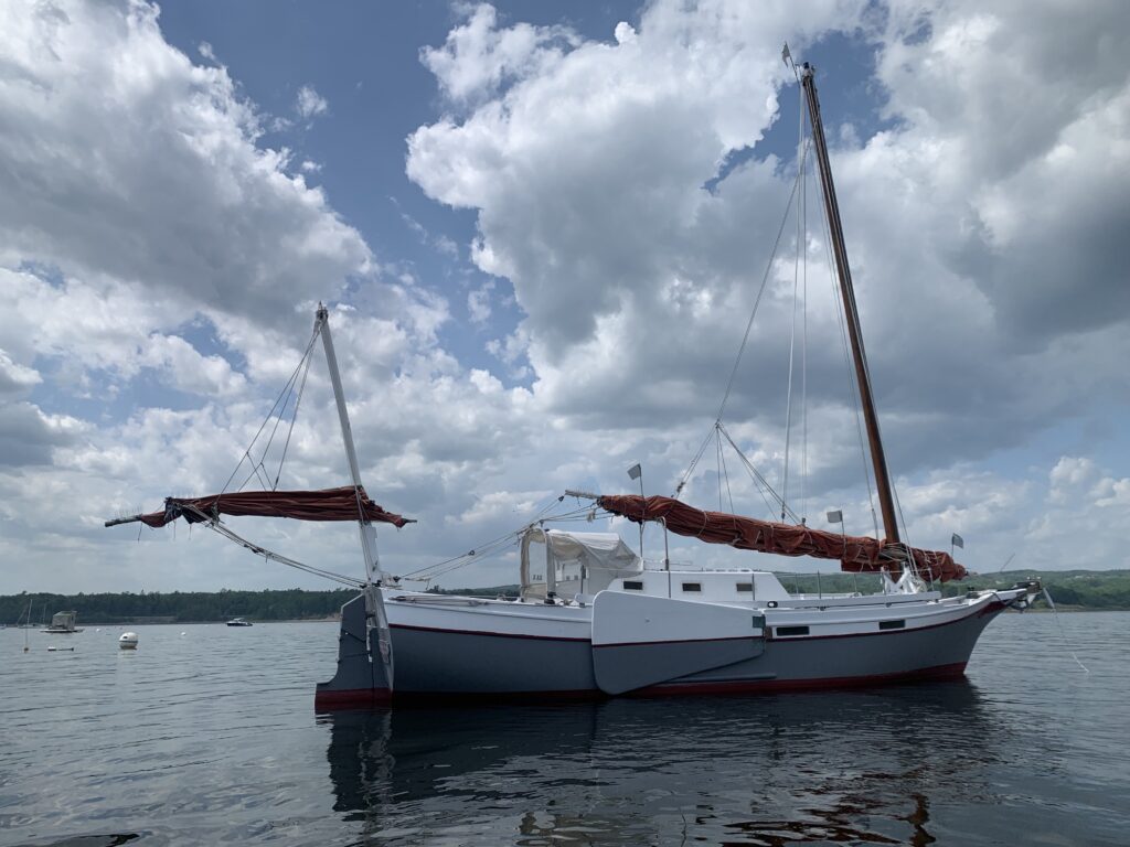 Jim Melcher’s Alert, a Phil Bolger design