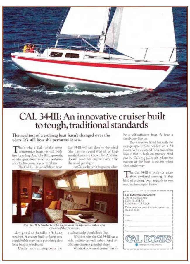 Cal 34 advertisement - Don't fix it