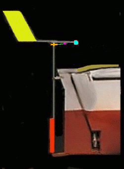 Moitessier-style wind vane